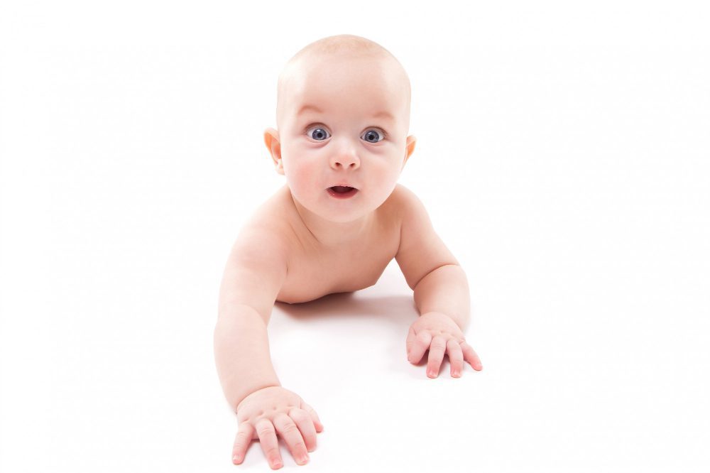 naked-baby-white-background-smiling (2) - Babies and Moms in Cyprus