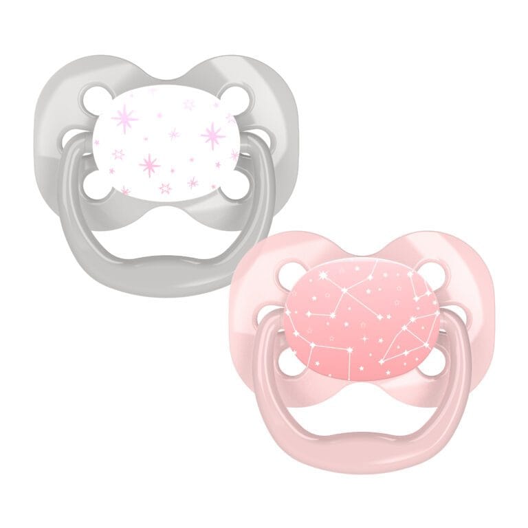 PA12001_Product_F_Advantage_Pacifier_Stage_1_Pink_Stars_2-Pack-768x768 - Babies and Moms in Cyprus