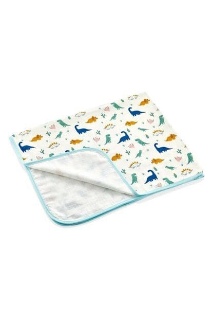 Baby Jem Muslin Fabric Blanket Dino