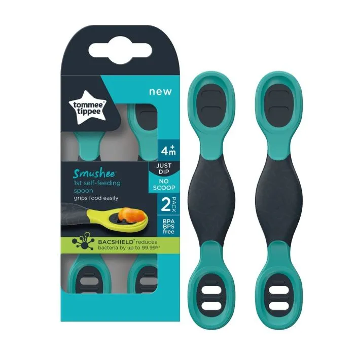 Tommee Tippee Smushee First Self-Feeding Weaning Spoons
